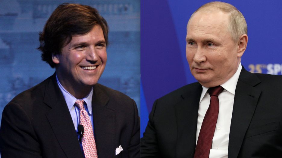 Dziennikarz z USA Tucker Carlson rozmawiał z Władimirem Putinem