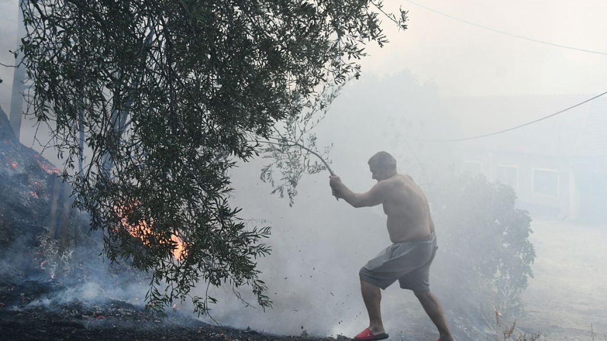 Grecja walczy z pożarami