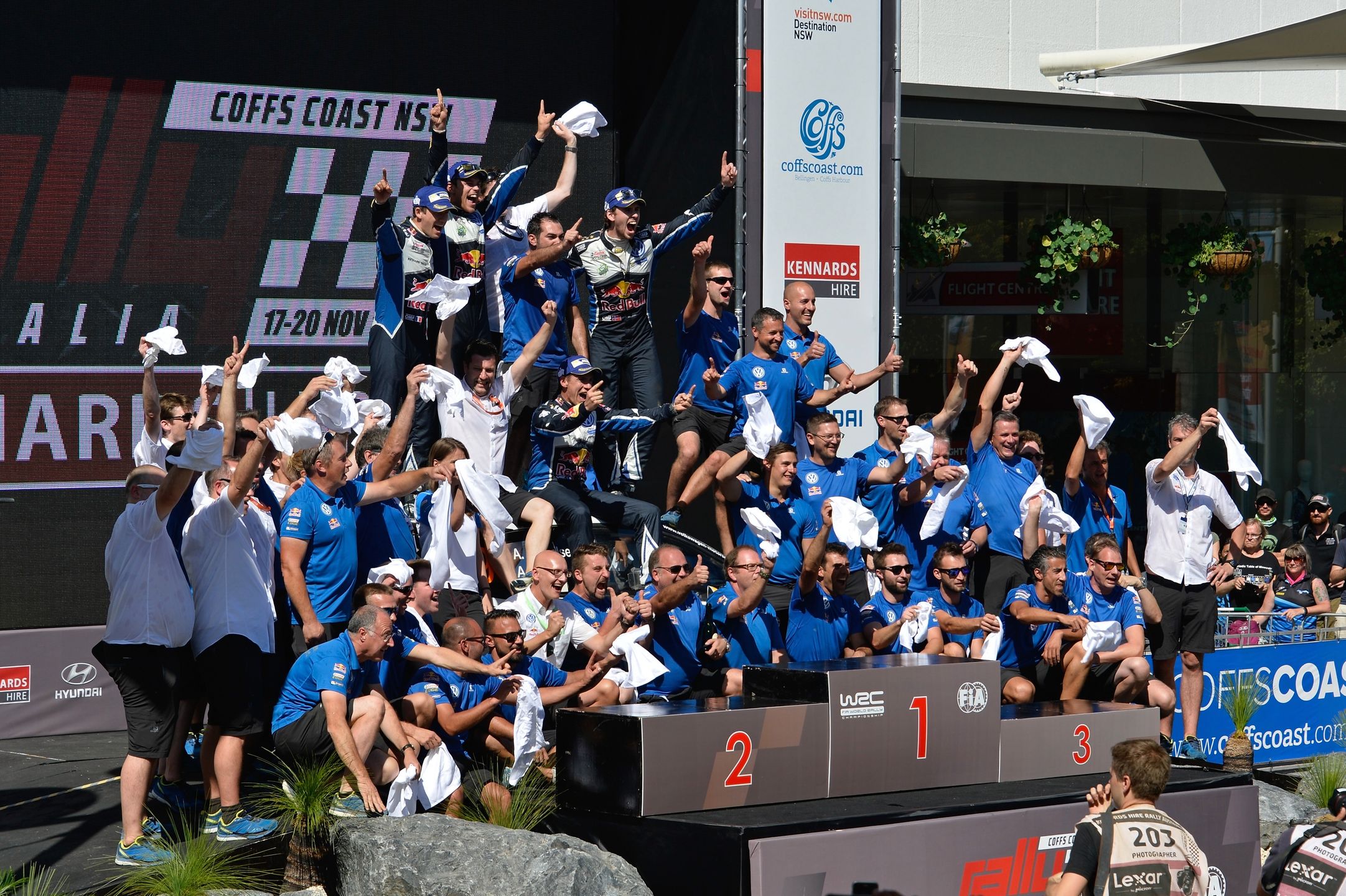 Typowe zakończenie rajdu WRC w latach 2013 -2016