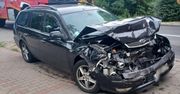 Wypadek koło Gorzowa. Zderzenie nissana, forda i fiata