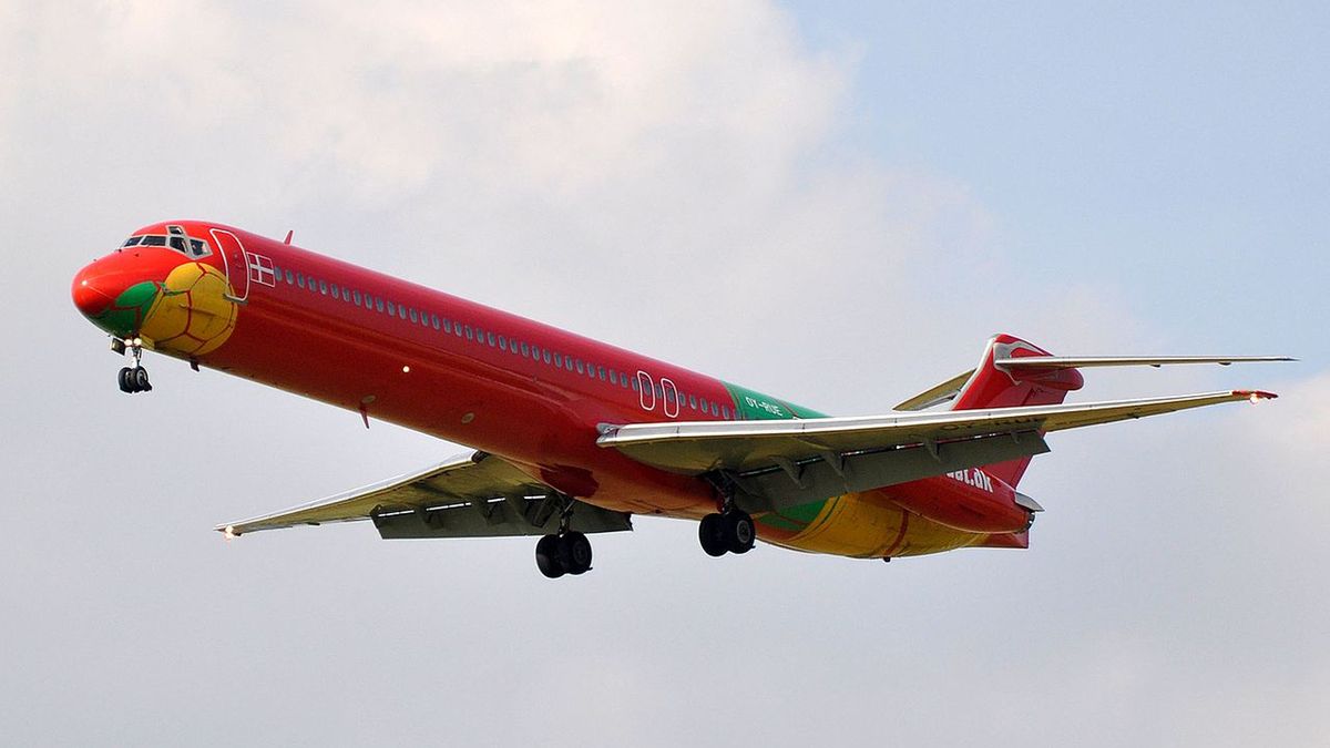 Samolot duńskich linii DAT 