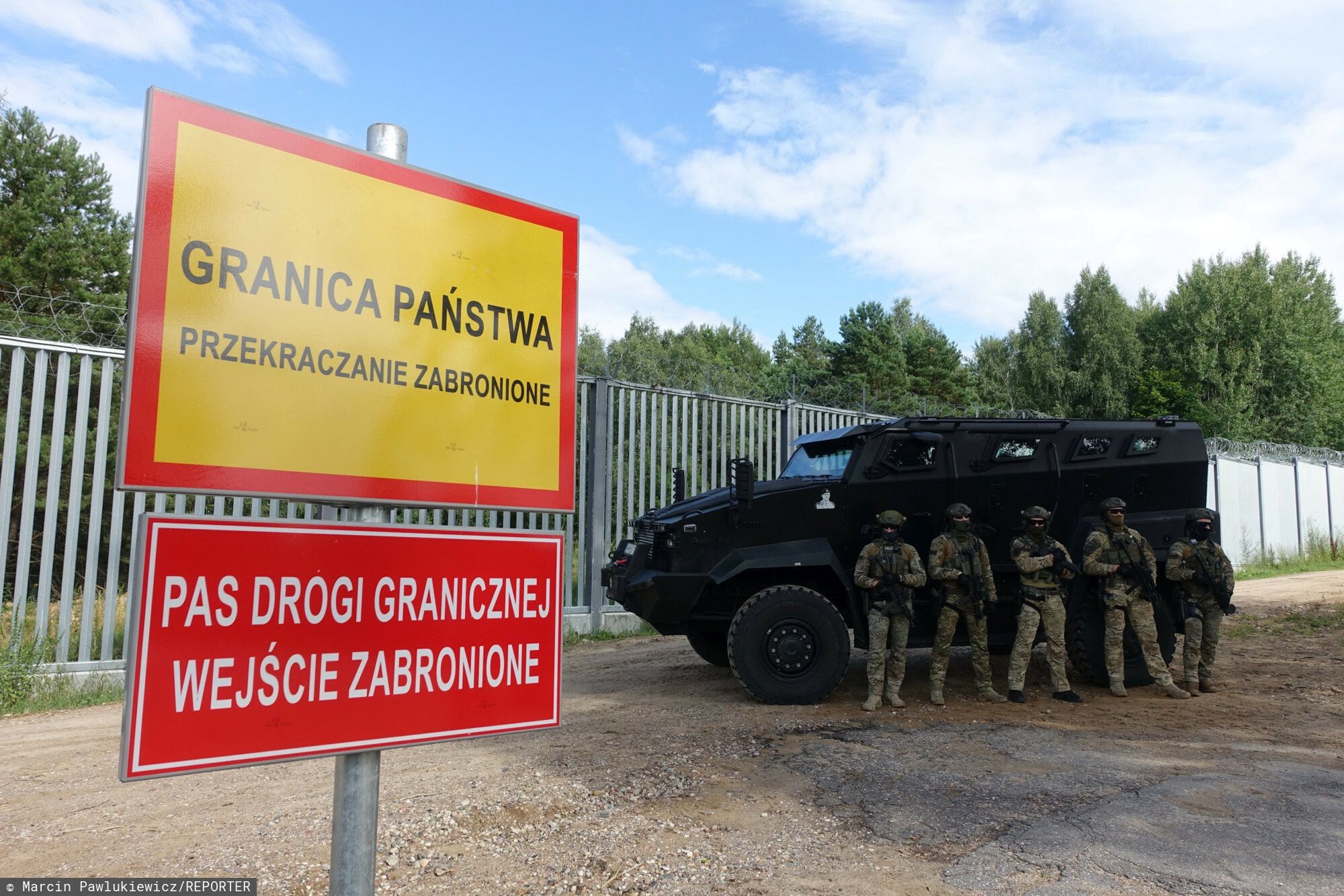 Granica polsko-białoruska w Krynkach