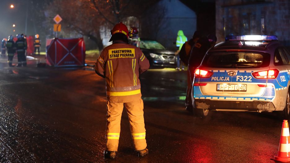 Złaków Kościelny. BMW wjechało w ludzi. Kierowca aresztowany