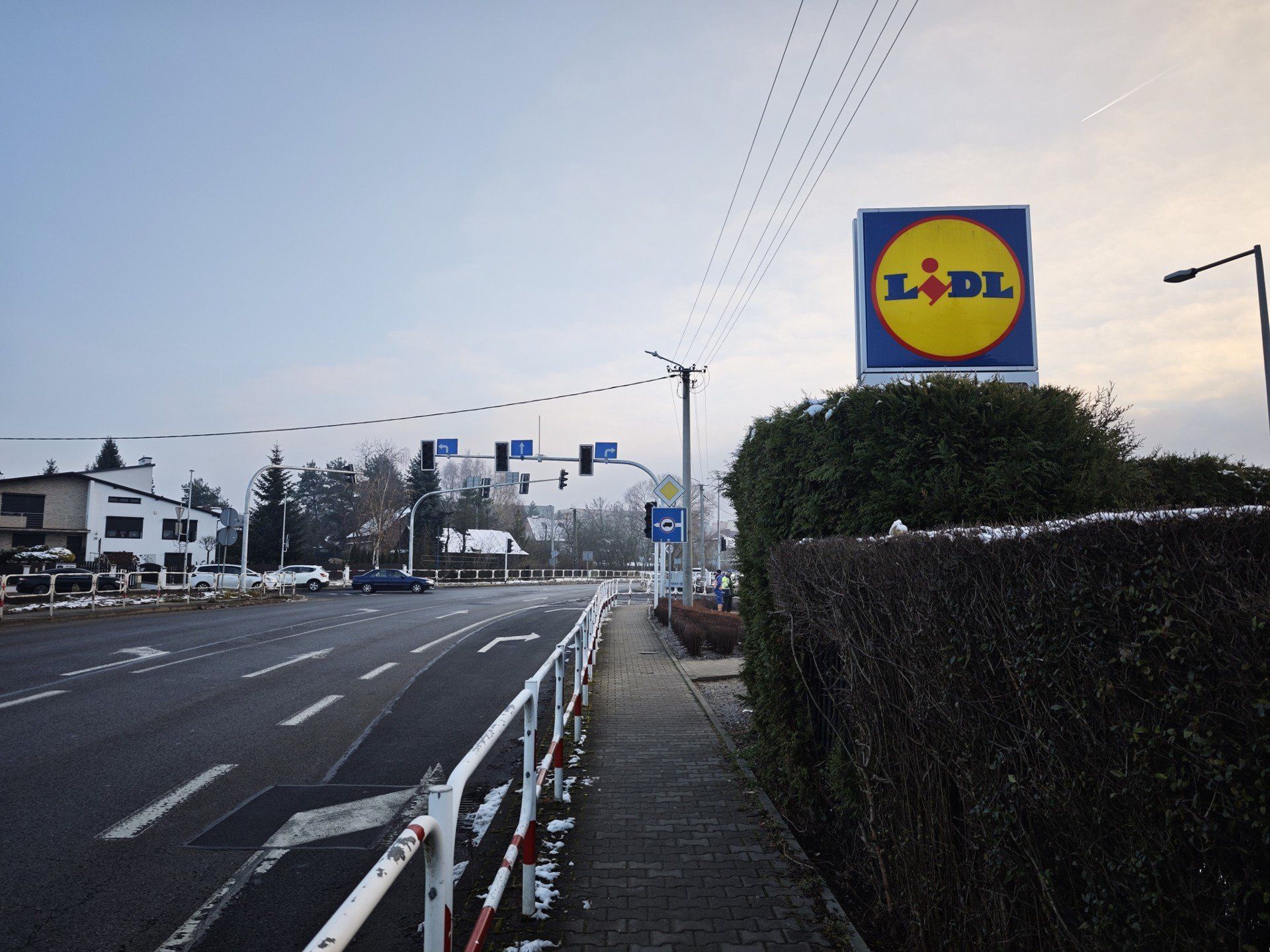 Sygnalizacja świetlna przy ul. Pogorskiej w Chrzanowie
