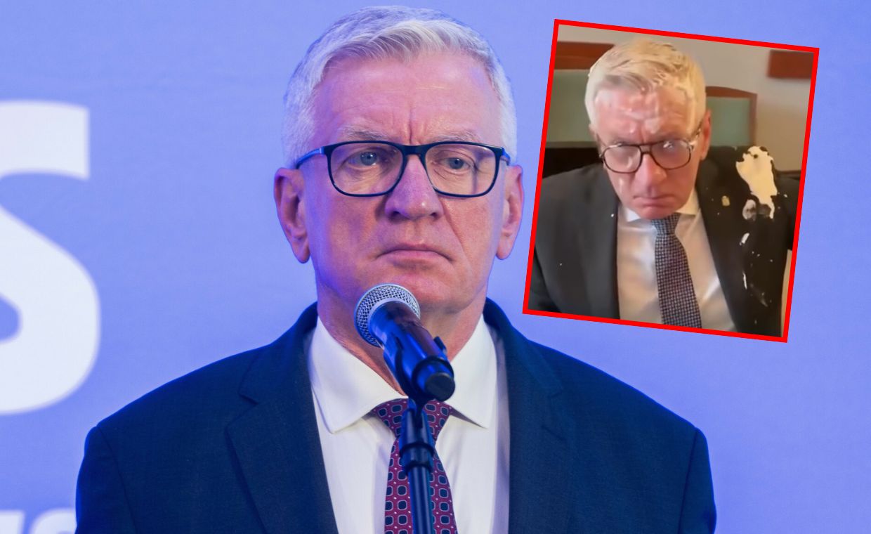 Sceny na radzie miasta. Prezydent Poznania obrzucony ciastem