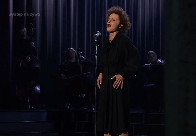 Kamil Studnicki jako Edit Piaf w  "Twoja Twarz Brzmi Znajomo"