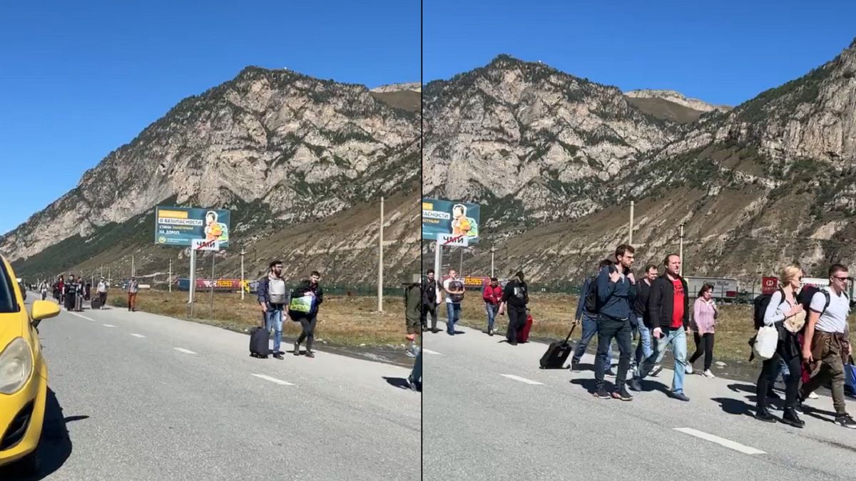 Rosjanie uciekają z kraju przed mobilizacją.