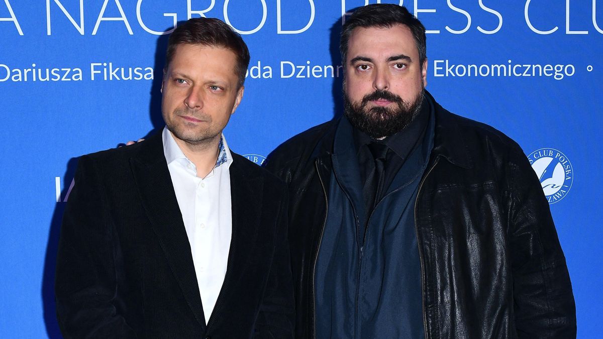 Tomasz Sekielski z prawej. Tak wyglądał w marcu 2019 roku.