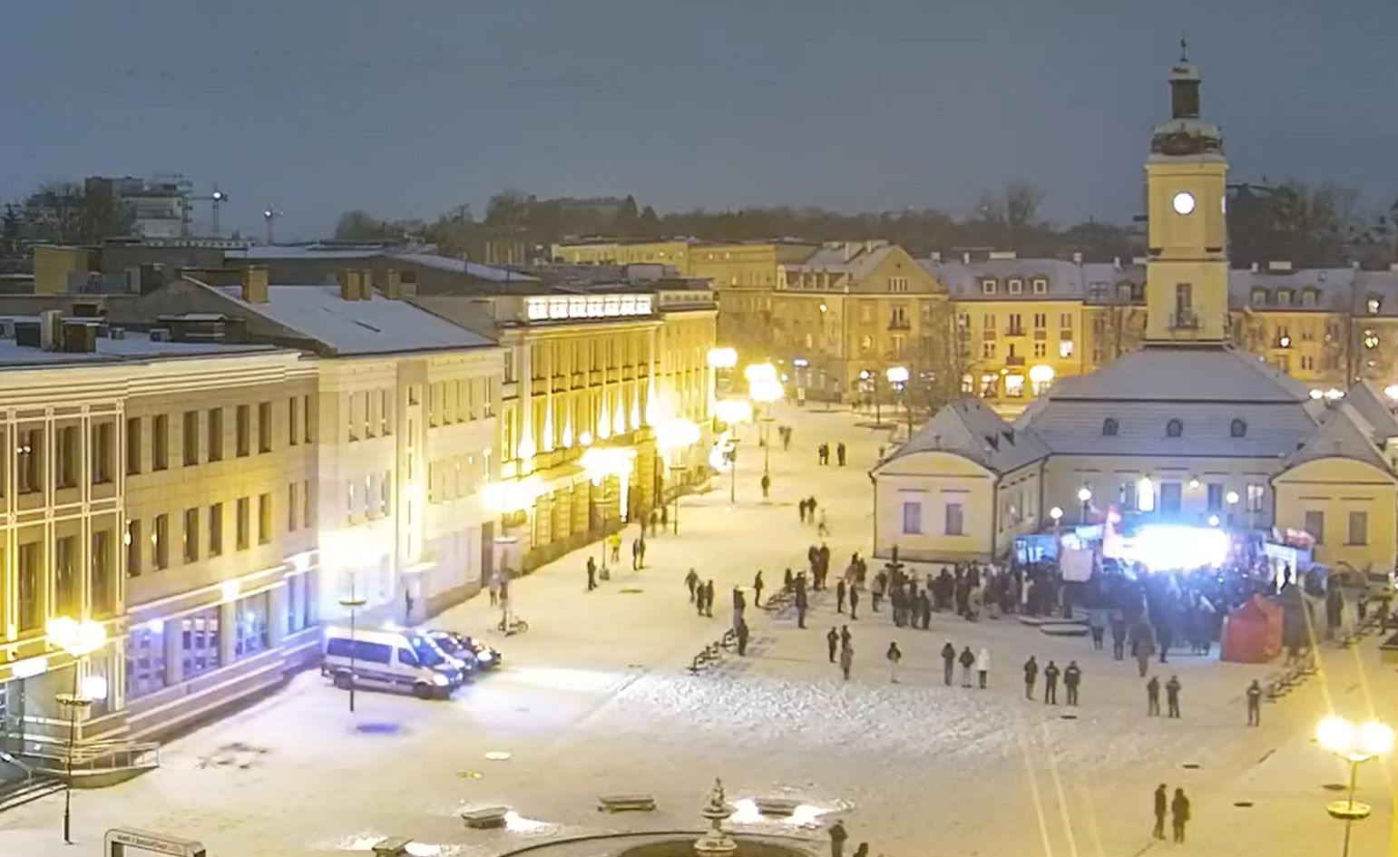 W Białymstoku zima nie oszczędza mieszkańców.