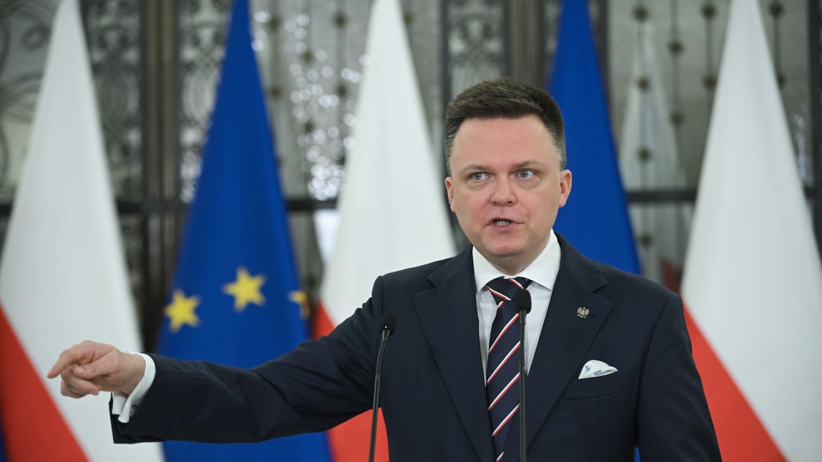 Szymon Ho�ownia
Warszawa, 08.01.2025. Marsza�ek Sejmu Szymon Ho�ownia podczas briefingu prasowego przed rozpocz�ciem posiedzenia izby w Warszawie, 8 bm. (amb) PAP/Marcin Obara
Marcin Obara
X kadencja, 10, 10., briefing, Dziesi�ta, kadencji, obrad, polityk polityka, Polityka, posiedzenie, Posiedzenie Sejmu, sejm, Sejm RP, sejmu