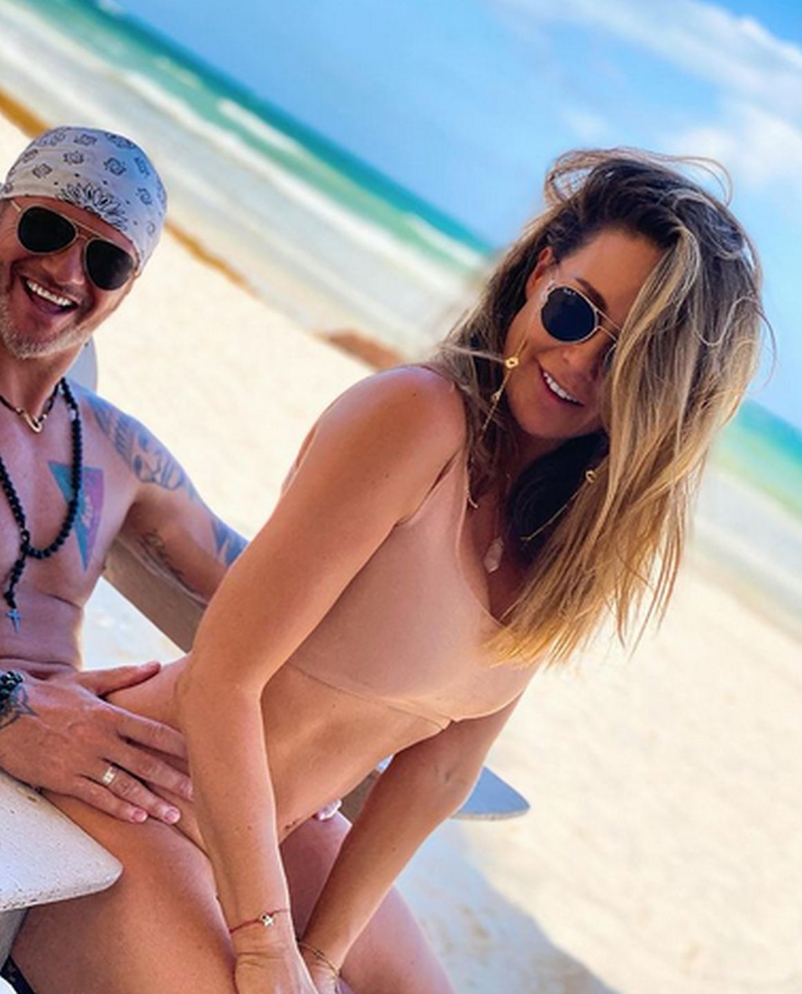 Małgorzata Rozenek i Radosław Majdan