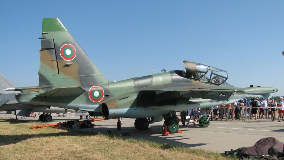 Su-25 bułgarskich sił powietrznych