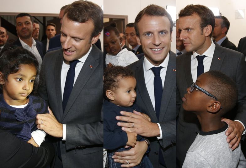 Emmanuel Macron w Tuluzie
