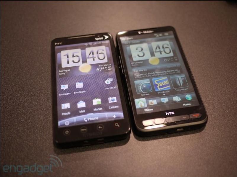 HTC EVO 4G vs HTC HD2 - porównanie telefonów [wideo]