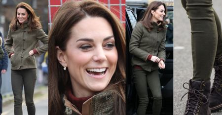 Swobodna Kate Middleton spotkała się z wolontariuszami (ZDJĘCIA)