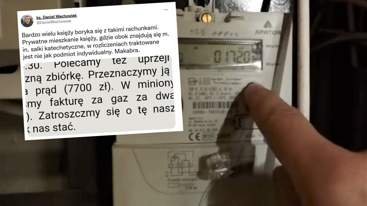 Podwyżki cen gazu i prądu nie ominęły plebanii.  