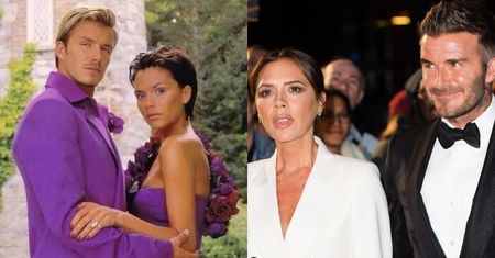 David i Victoria Beckhamowie świętują rocznicę ślubu w strojach sprzed 25 lat. Czas się dla nich zatrzymał? (ZDJĘCIA)