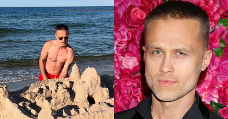 Rzadki widok: Maciej Zakościelny POKAZAŁ swoich synów. Tak aktor spędza wakacje na plaży (FOTO)
