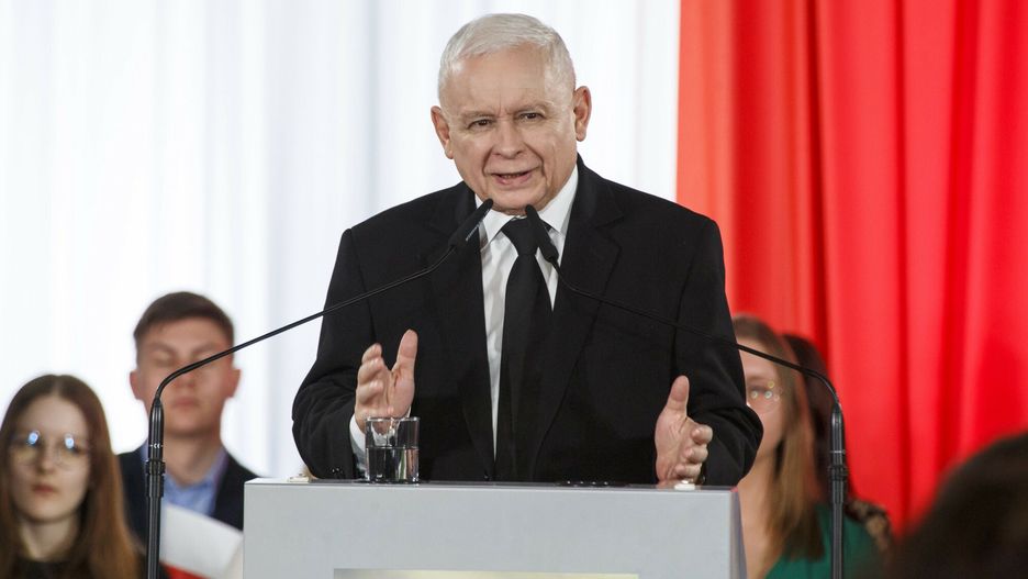 Konwencja PiS ph. #DlaPolskiejWsi
15.04.2023 Lyse powiat Ostrolecki  konwencja Prawa i Sprawiedliwosci #DlaPolskiejWsi 
z udzia?em Prezesa PiS Jaroslawa Kaczynskiego, premiera Mateusza Morawieckiego i ministra rolnictwa Roberta Telusa N/z prezes PIS Jaroslaw Kaczynski     fot Marek Maliszewski/REPORTER
Marek Maliszewski/REPORTER
