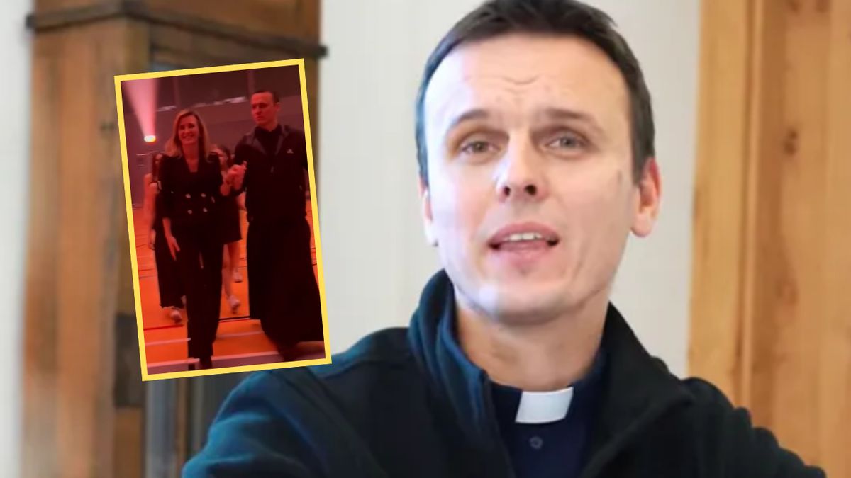 Ksiądz pokazał jak tańczy poloneza  