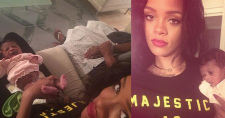 Rihanna przewija noworodka… (ZDJĘCIA)