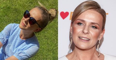 "Chuda jak przecinek" Aneta Zając zażywa kąpieli słonecznej i eksponuje nogi (FOTO)