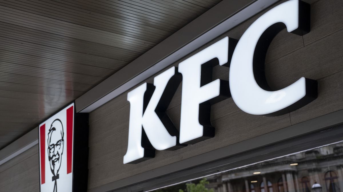 KFC, Kentucky Fried Chicken fast food chain restaurant on 5th June 2025 in London, United Kingdom. Kentucky Fried Chicken, or KFC, is an American multinational corporation and the second largest fast food chain in the world. (photo by Mike Kemp/In Pictures via Getty Images)