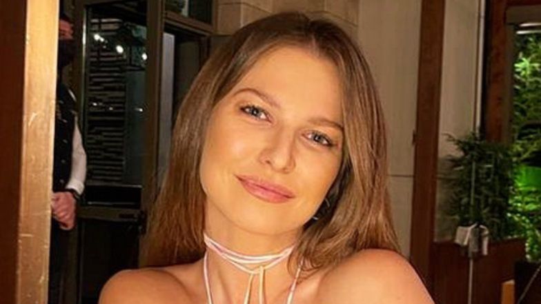Anna Lewandowska zadaje szyku podczas kolacji w restauracji