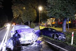 Wjechał w stado dzików i drugie auto. Poważny wypadek w Kętach
