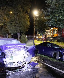 Wjechał w stado dzików i drugie auto. Poważny wypadek w Kętach