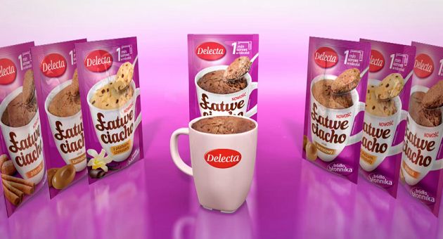 „Delektuj się” - Delecta z nowym hasłem reklamuje Łatwe Ciacho (wideo)