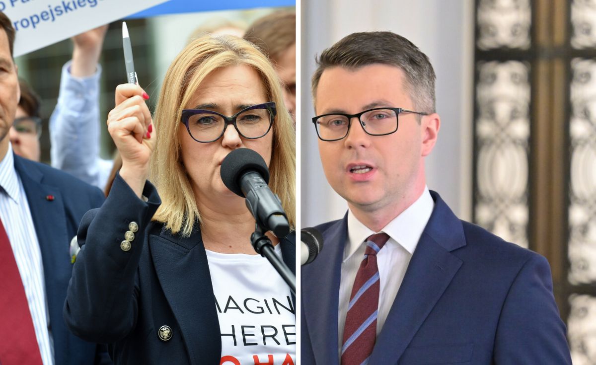 Magdalena Adamowicz i Piotr Müller