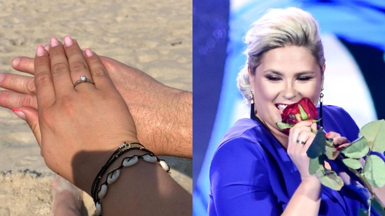 Elżbieta Romanowska pochwaliła się pierścionkiem zaręczynowym