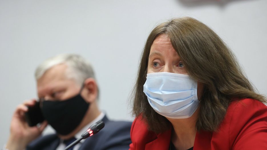 45. posiedzenie Sejmu IX kadencji17.12.2021 Warszawa Sejm 45. posiedzenie Sejmu IX kadencji  Fot. Andrzej Iwanczuk/REPORTER
n/z: Marek Suski, Joanna LichockaAndrzej Iwanczuk/REPORTER