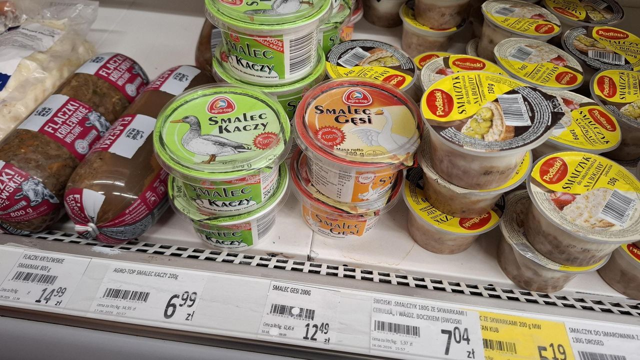 Smalec z kaczki i gęsi w Lewiatanie