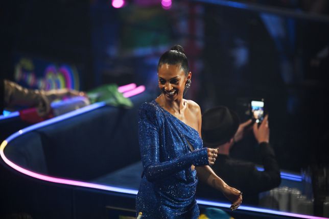 The Eurovision Song Contest 2023 - Grand Final
LIVERPOOL, ENGLAND - MAY 13: Eurovision Host Alesha Dixon on stage during The Eurovision Song Contest 2023 Grand Final at M&S Bank Arena on May 13, 2023 in Liverpool, England. (Photo by Anthony Devlin/Getty Images)
Anthony Devlin