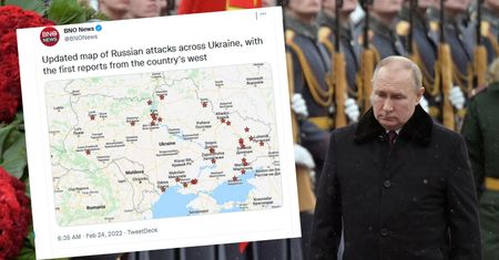 Wojna na Ukrainie. Mapa miejsc ataku Rosji