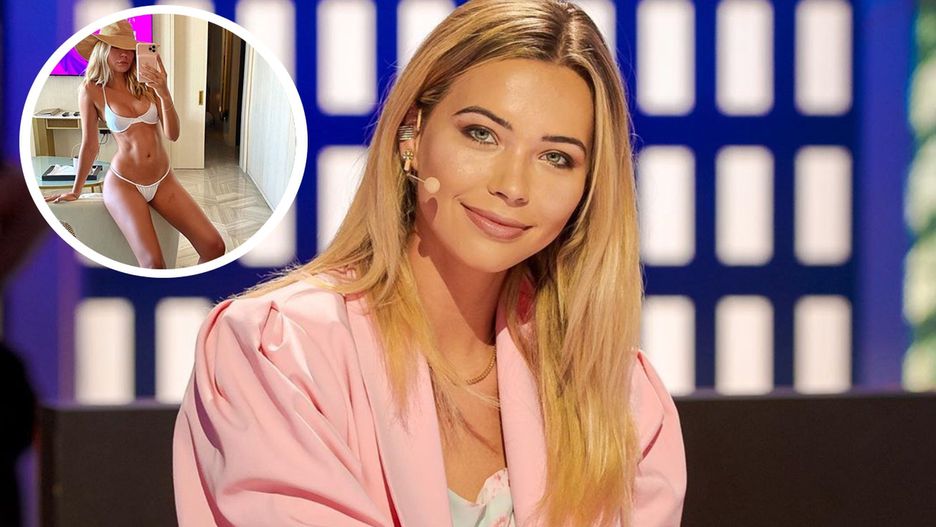 Sandra Kubicka pozuje w bikini.