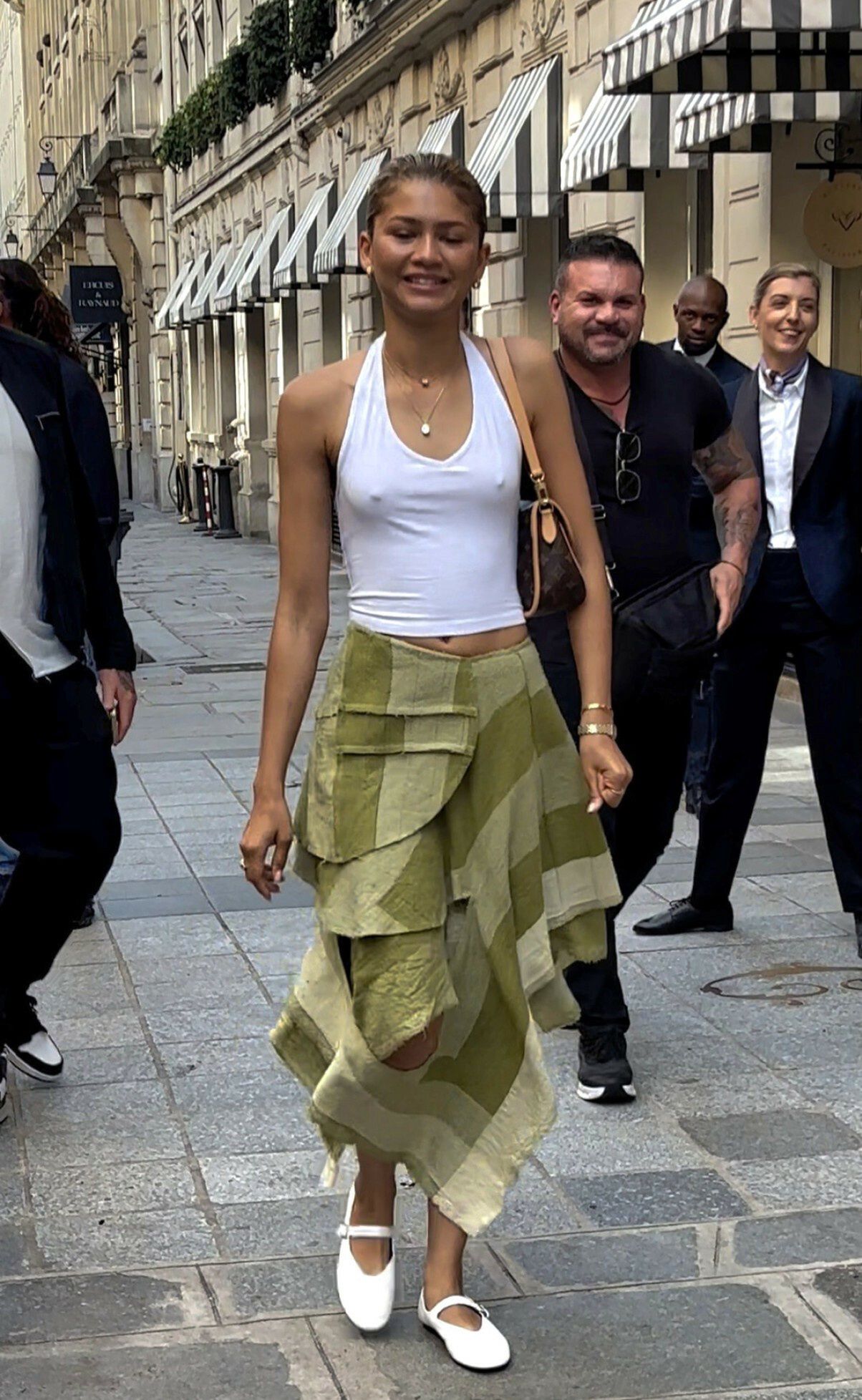 Zendaya on the streets of Paris