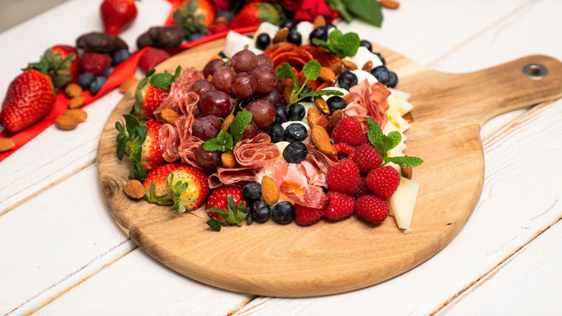 Walentynkowa deska pyszności