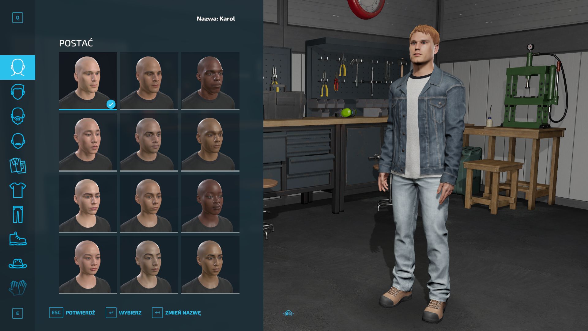 Farming Simulator 22 - kreator postaci