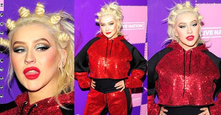 Christina Aguilera i jej liczne koczki podbijają ściankę w Las Vegas