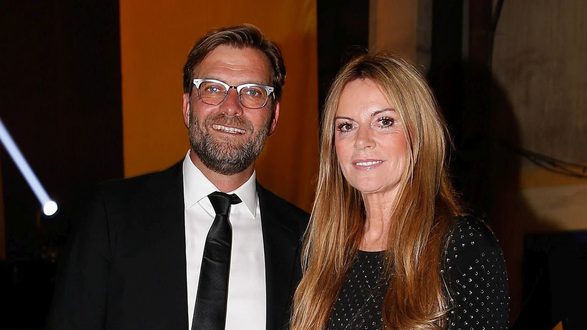 Juergen Klopp wspólnie z małżonką Ullą