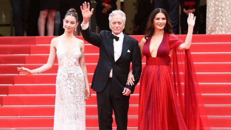 Catherine Zeta-Jones, Michael Douglas i Carys Zeta Douglas