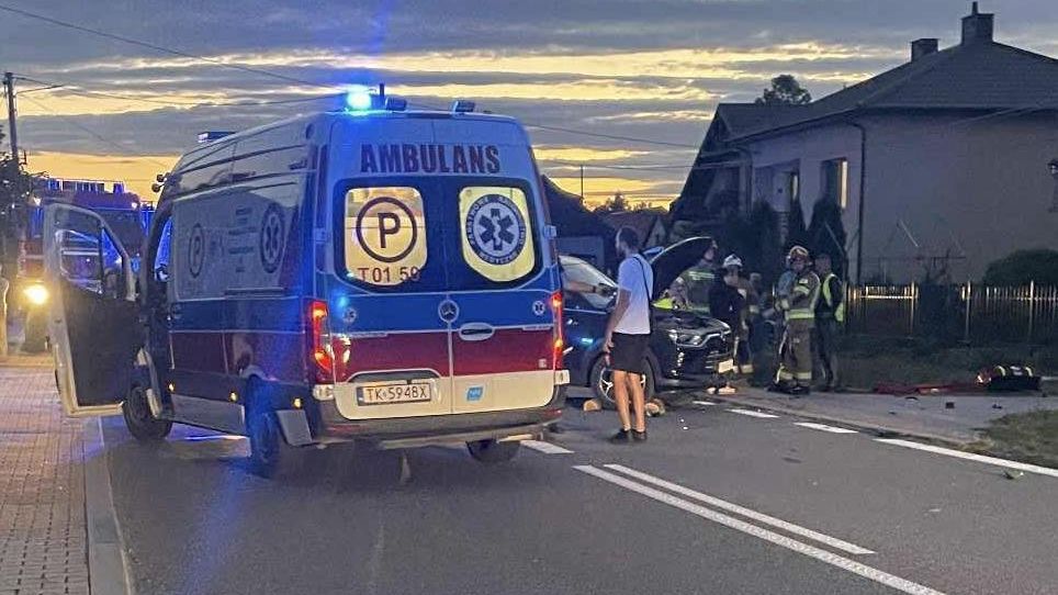 Na miejscu wypadku