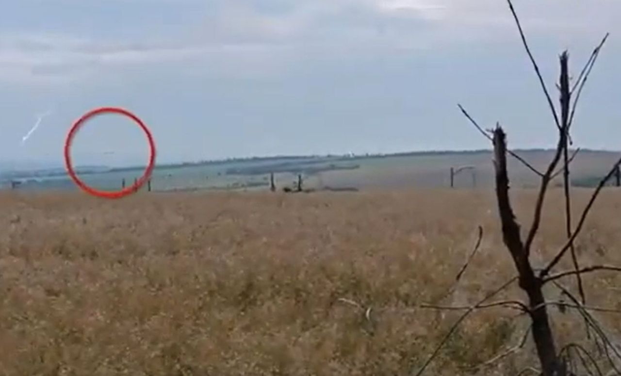 Ukrainians shot down a Russian Su-25