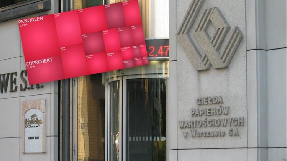 Poranek na warszawskiej giełdzie nie był łatwy dla inwestorów