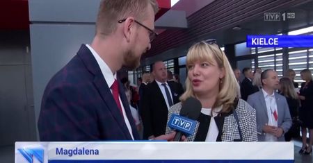 ''Przypadkowa'' zwolenniczka PiS w TVP. Kim jest pani Magdalena?