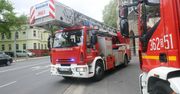 Kolonia Pątnów: Groźny pożar domu. Dach niemal całkowicie był w ogniu