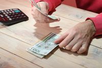 counting Polish zloty cash over the table by a person
counting Polish zloty cash over the table by a person in a red sweatshirt
Proximo
cash, in hands, banknotes, 100 pln, converting, person, red sweatshirt, bank, file, no card